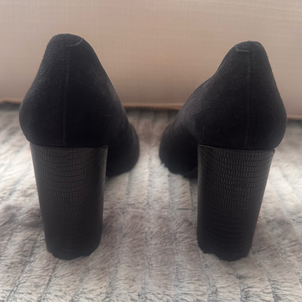 Nine West Astoria Suede Block Heels - Picture 6 of 11